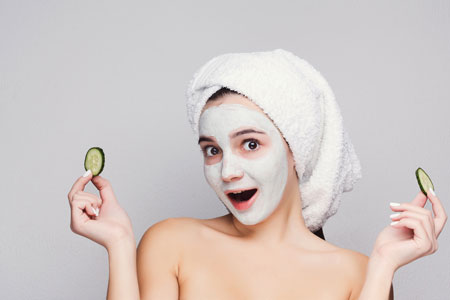 Gesichtsmaske gegen Pickel